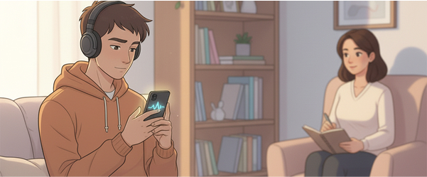 How to use an AI voice journal between therapy sessions